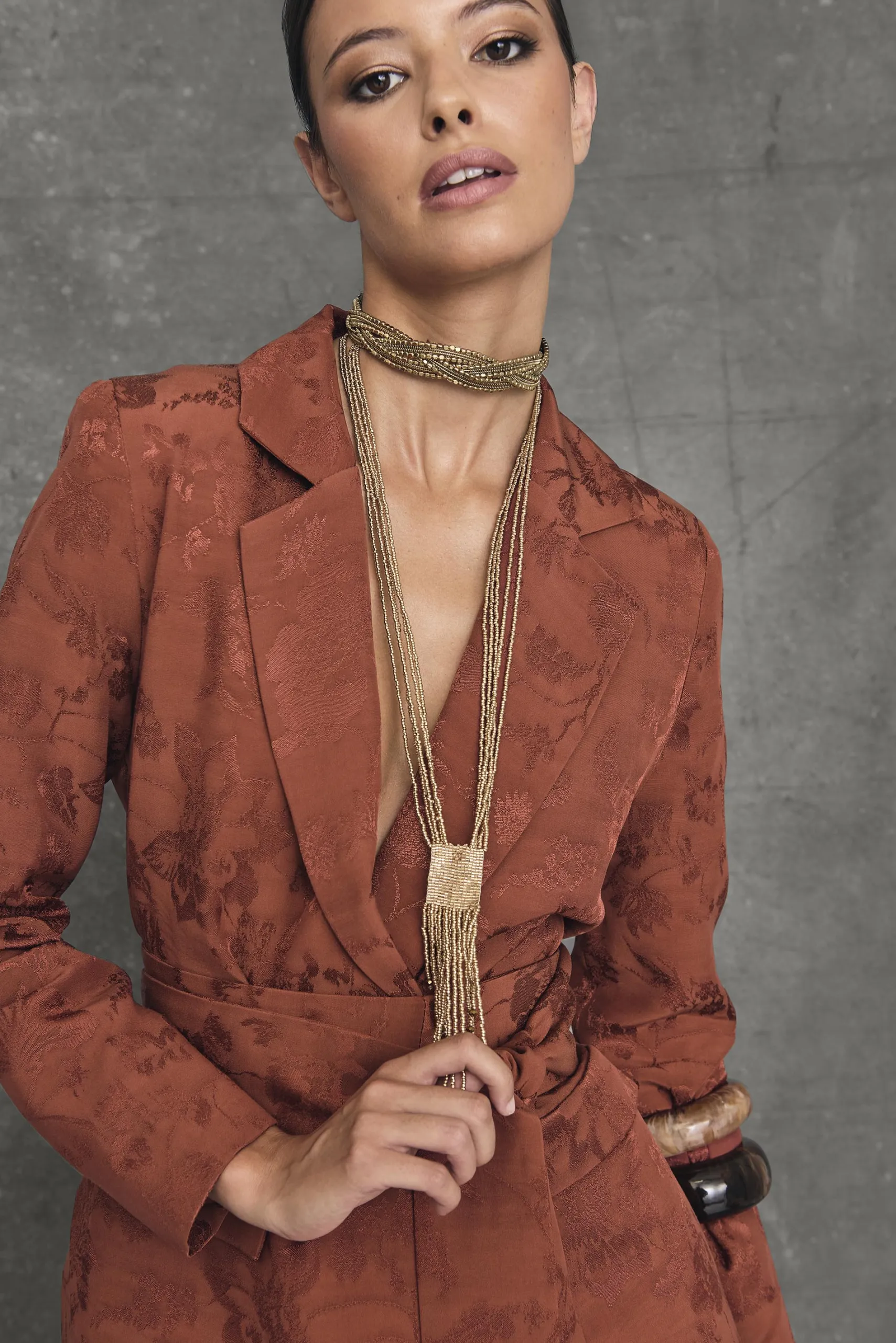 Miphai Blazer Chelsea Terracota