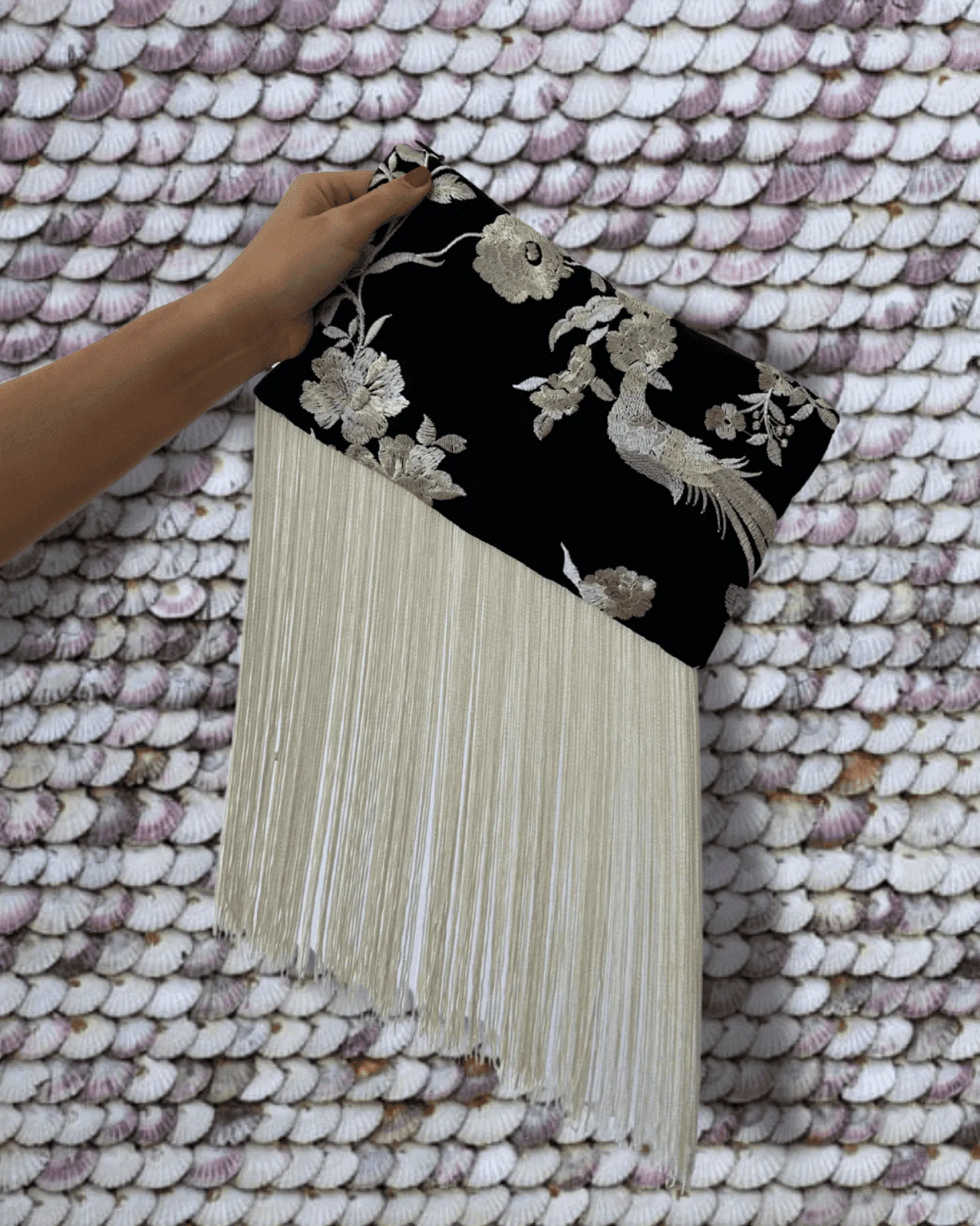 Miphai Bolso Clutch Xulia Negro