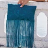 Miphai Bolso Clutch Xulia Turquesa