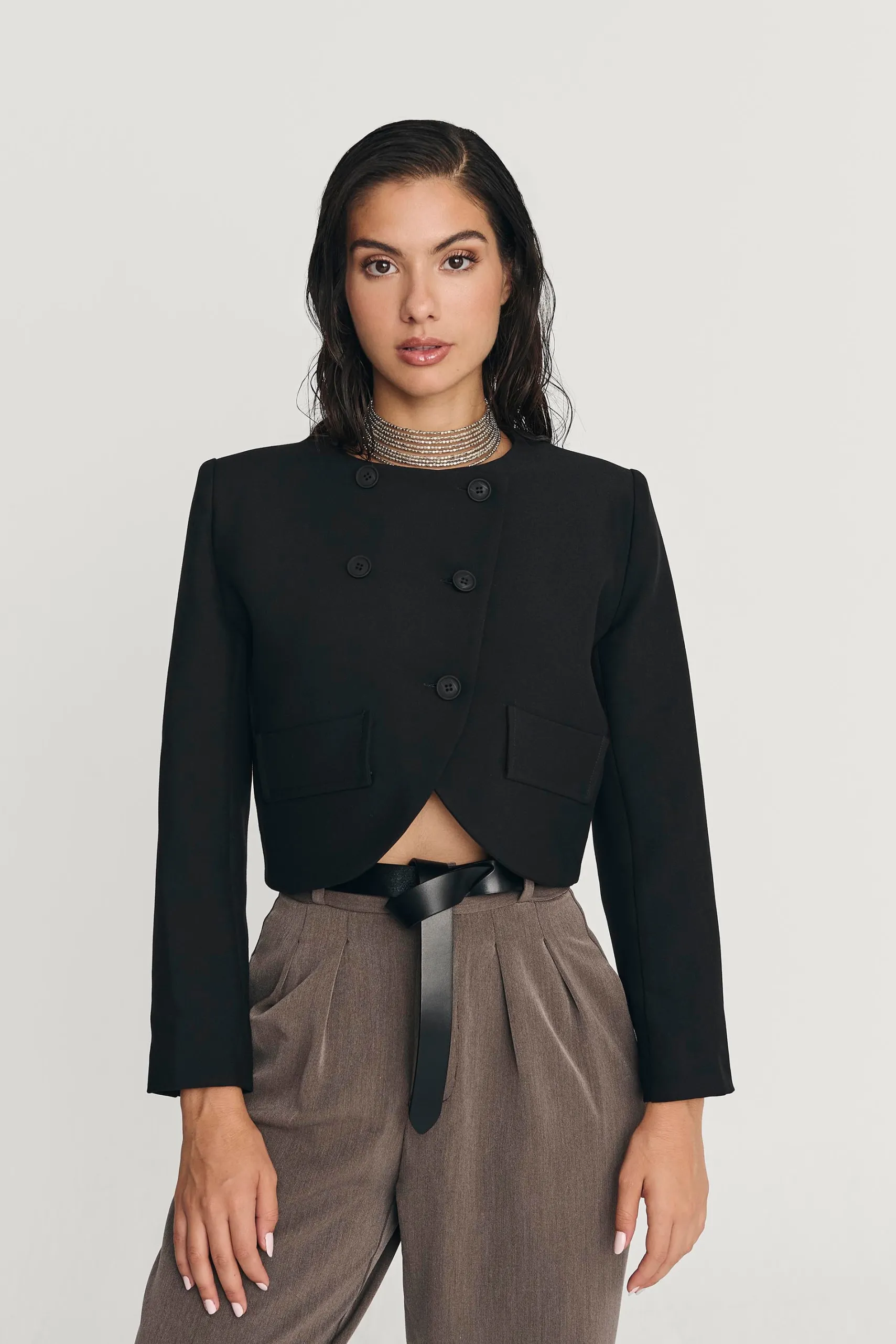Miphai Chaqueta Camden Negra