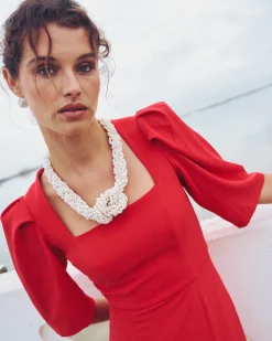Miphai Collar A Lanzada Blanco Corto