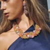 Miphai Collar Bigaro Morado Corto