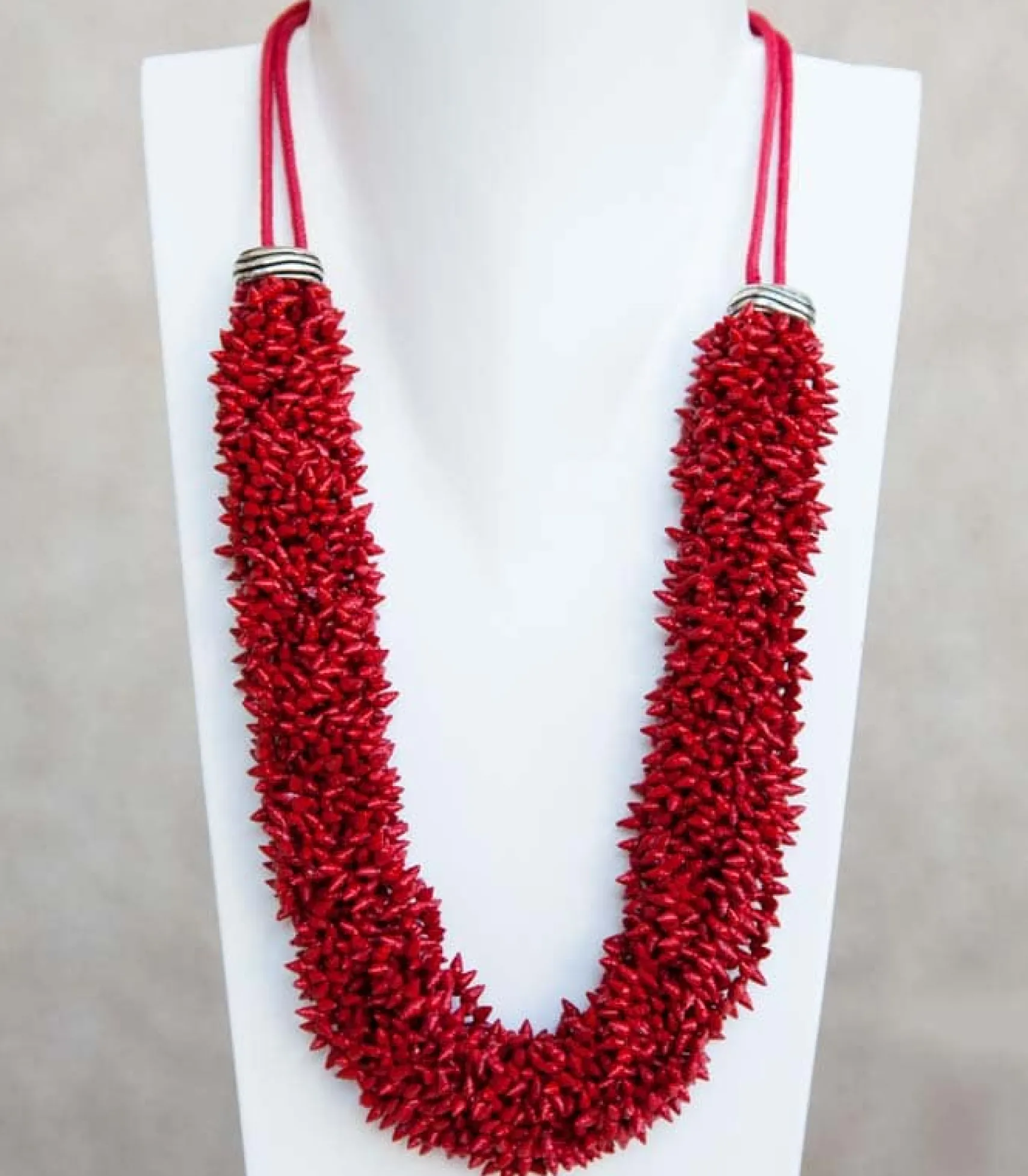 Miphai Collar Vermello Rojo Corto