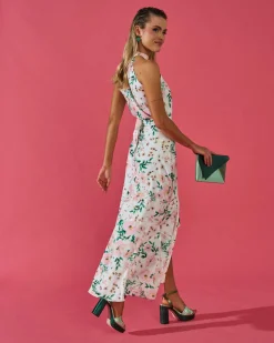 Miphai Falda Amelie Estampado Floral Blanco