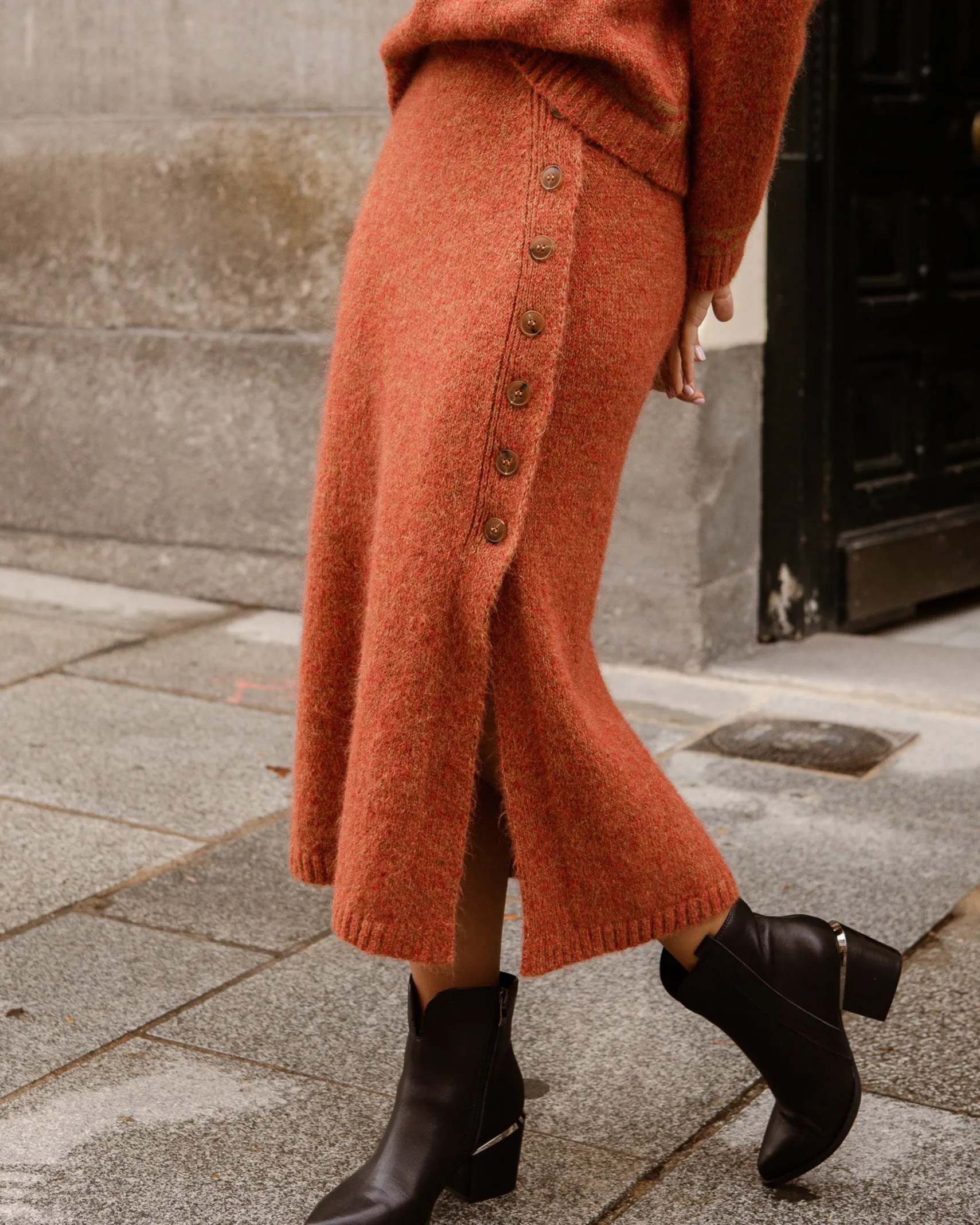 Miphai Falda punto Annecy naranja