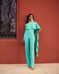 Miphai Pantalón Thai Verde Tiffany