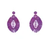 Miphai Pendiente Palma Manizales Morado