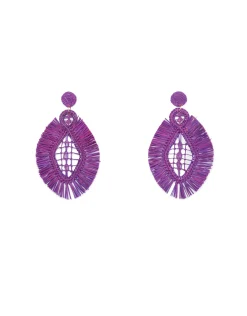 Miphai Pendiente Palma Manizales Morado