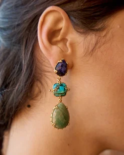 Miphai Pendientes Catalina Azul