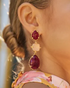 Miphai Pendientes Catalina Buganvilla