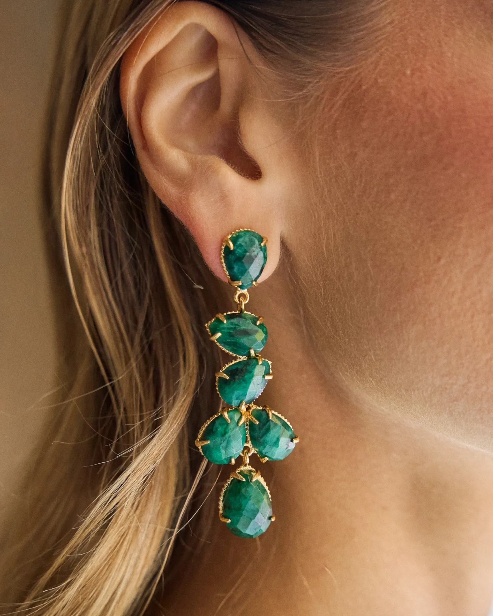 Miphai Pendientes Coria Verde