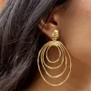 Miphai Pendientes Olimpia Dorado
