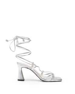 Miphai Sandalias Cairo de piel Plata