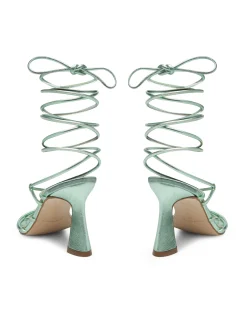 Miphai Sandalias Cairo de piel Verde Jade