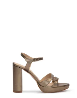 Miphai Sandalias Lauren de piel Bronce