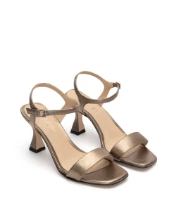 Miphai Sandalias Marilyn de piel Bronce