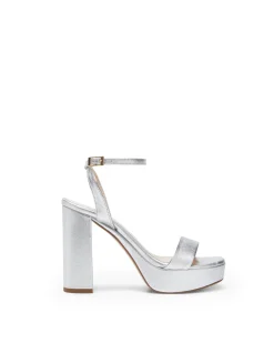 Miphai Sandalias Zahara de piel Plata