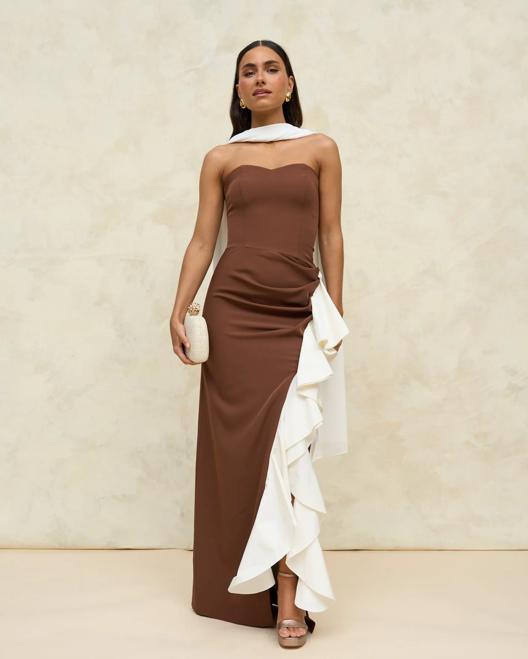 Miphai Sandalias Zahara de piel Bronce