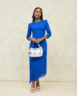 Miphai Vestido Antonia Azul Eléctrico