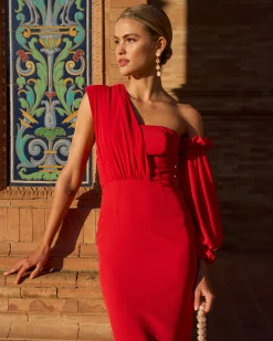 Miphai Vestido Camila Rojo