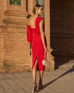 Miphai Vestido Camila Rojo