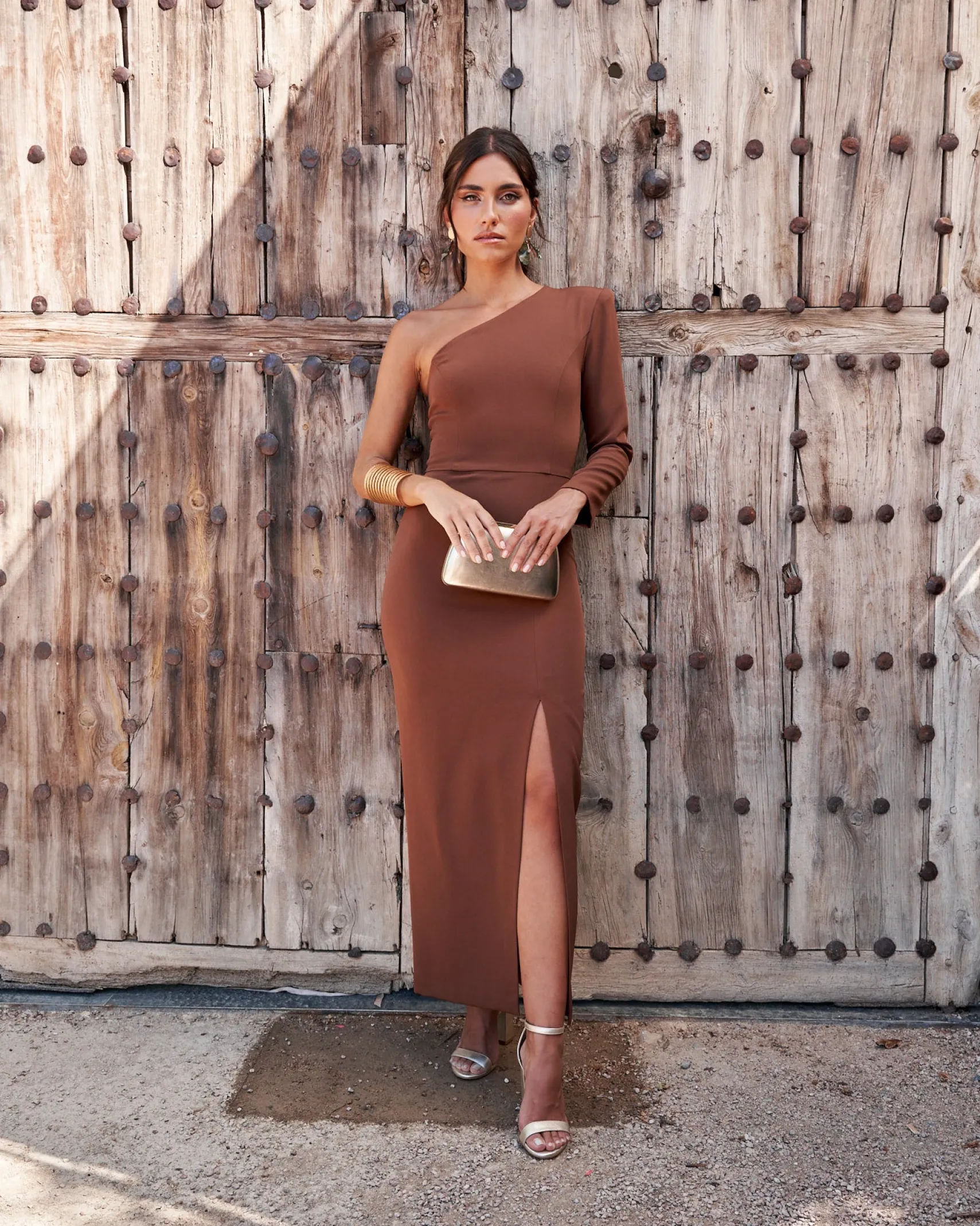 Miphai Vestido Chiara Marrón