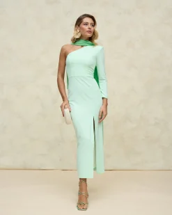 Miphai Vestido Chiara Verde Menta