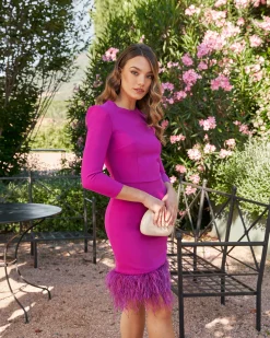 Miphai Vestido Claudine Buganvilla