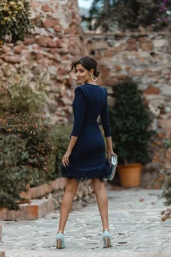 Miphai Vestido Claudine Marino