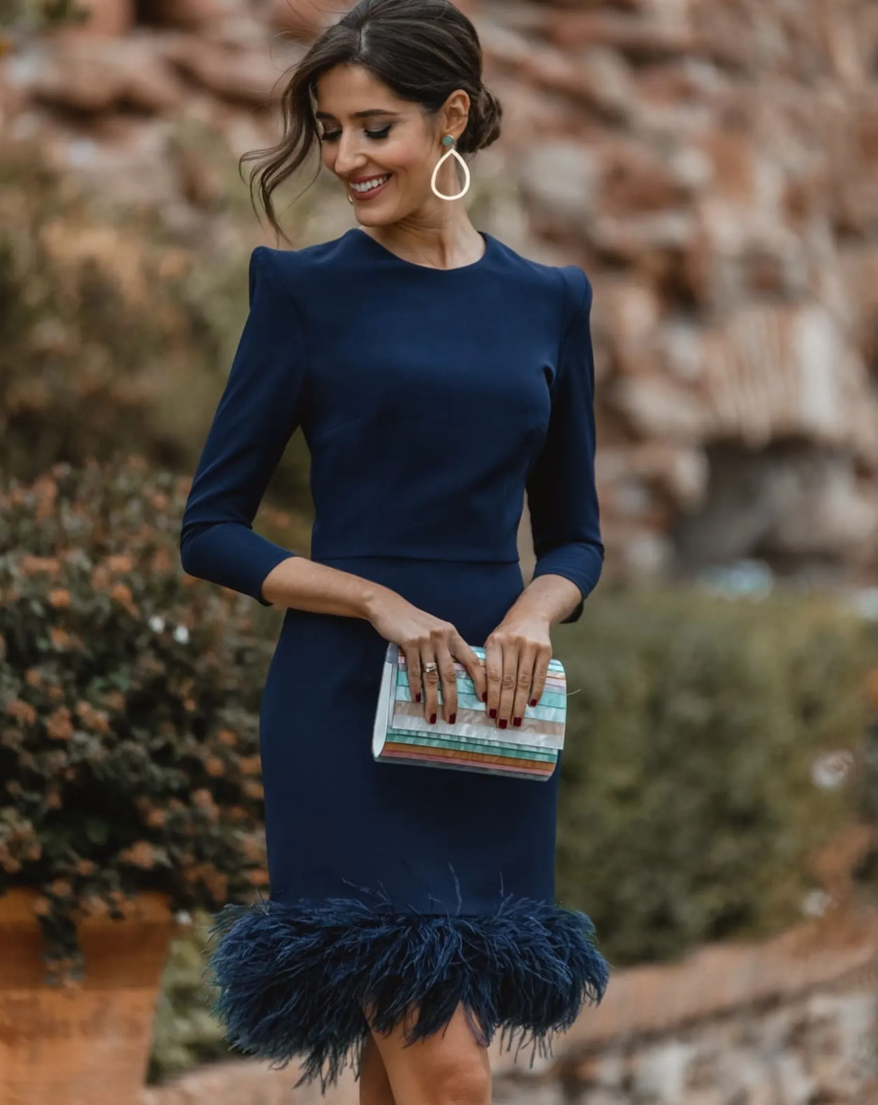 Miphai Vestido Claudine Marino