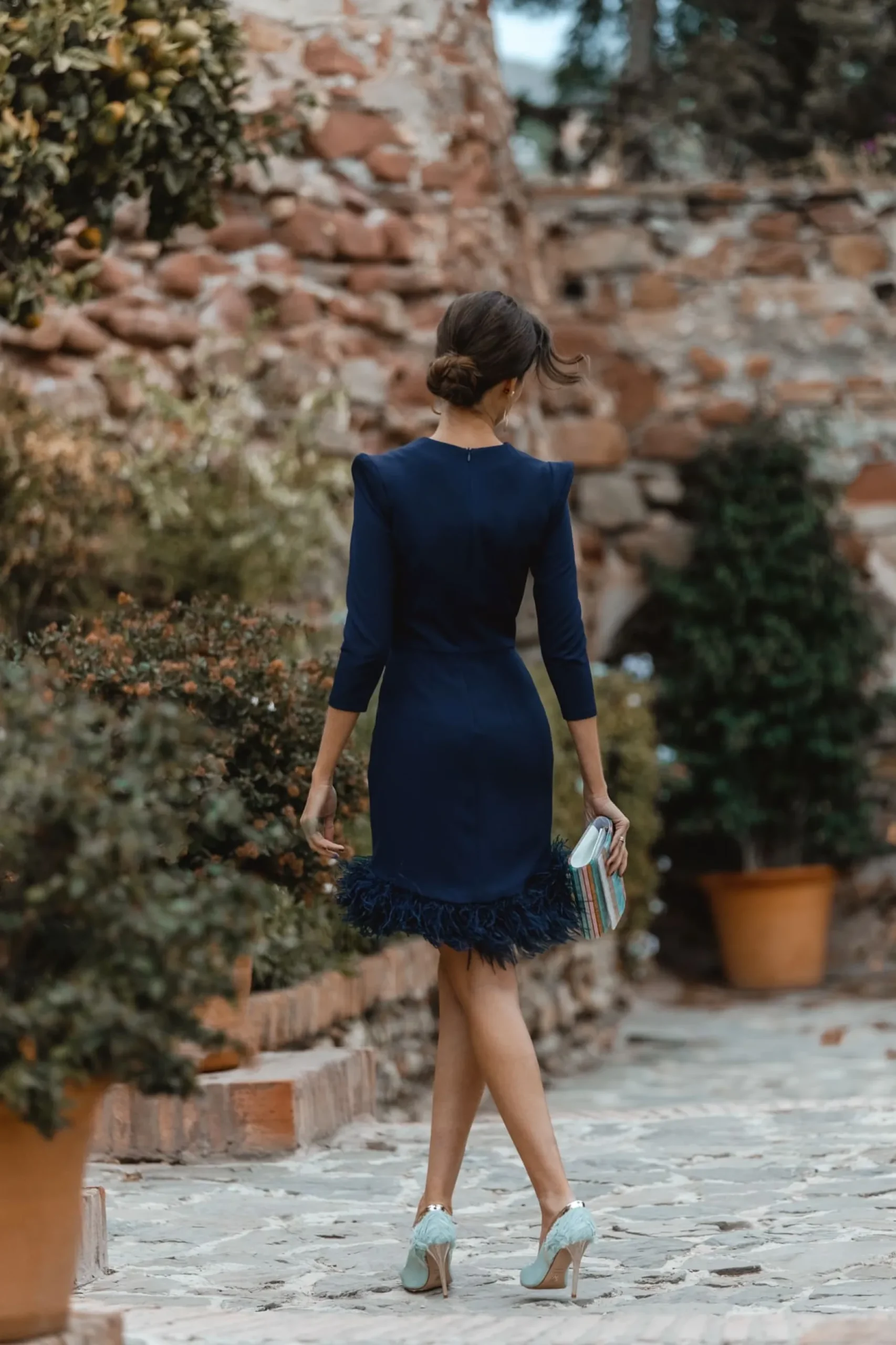 Miphai Vestido Claudine Marino