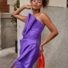 Miphai Vestido Concha Morado