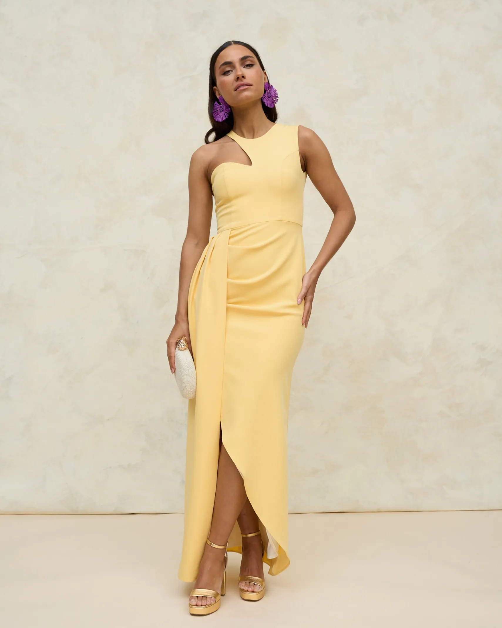 Miphai Vestido Corina Amarillo