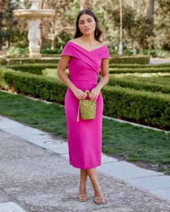 Miphai Vestido Daniela Magenta