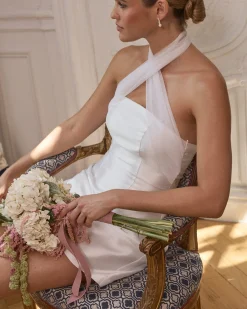 Miphai Vestido de Novia Corto Olivia