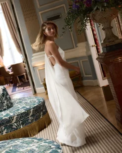Miphai Vestido de Novia Largo Lotus