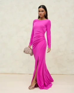 Miphai Vestido Eloise Fucsia