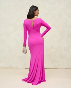 Miphai Vestido Eloise Fucsia