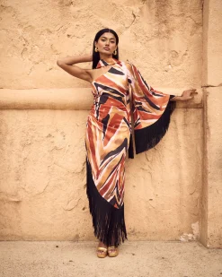 Miphai Vestido Kenia Animal Print