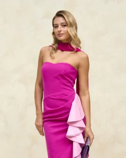 Miphai Vestido Macarena Buganvilla