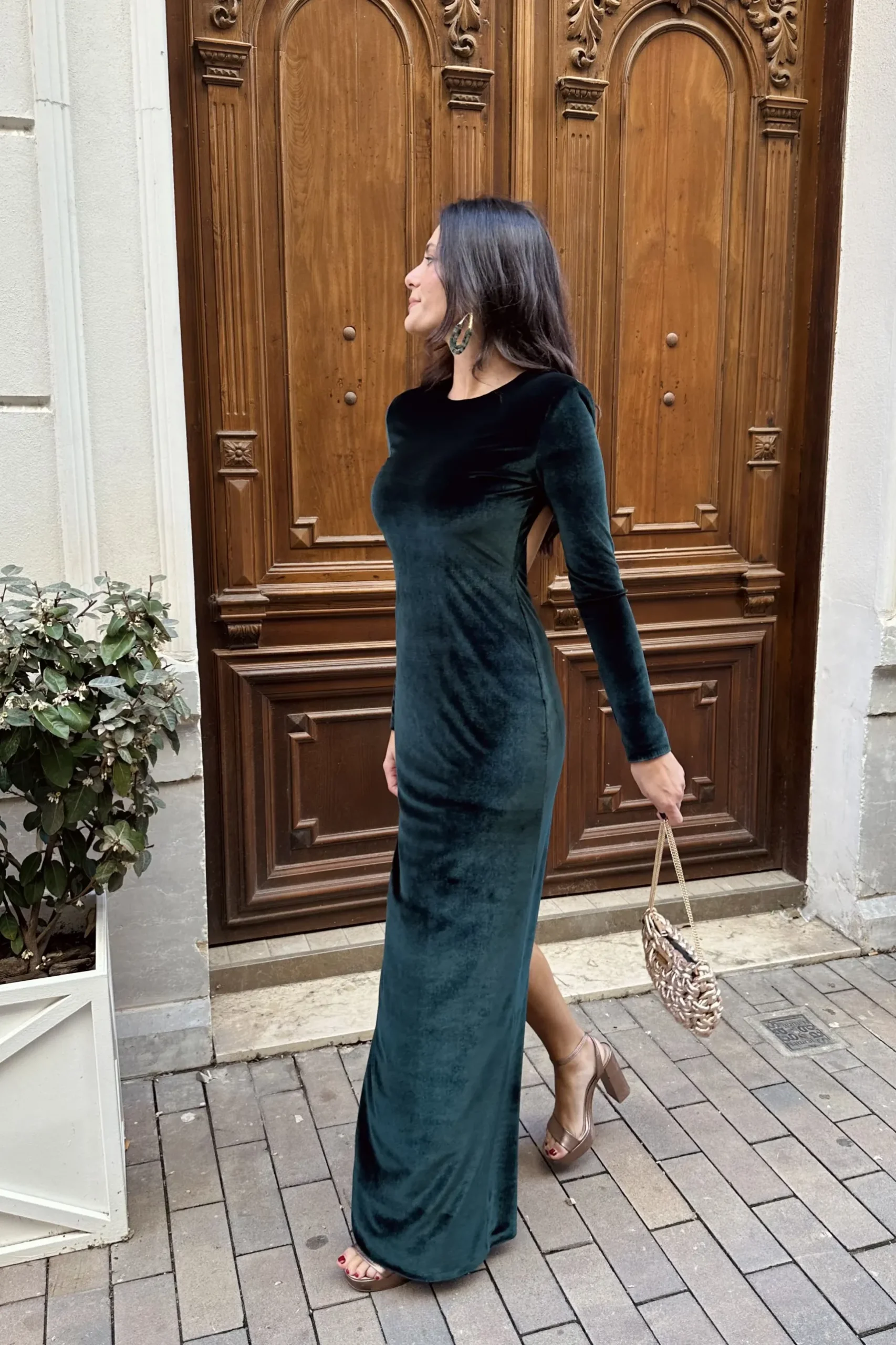 Miphai Vestido Manhattan Verde