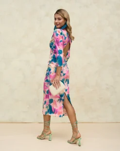 Miphai Vestido Marina Estampado