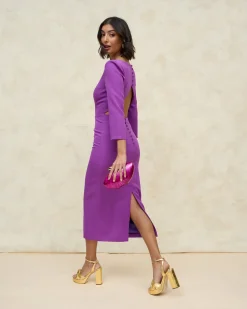 Miphai Vestido Marina Morado