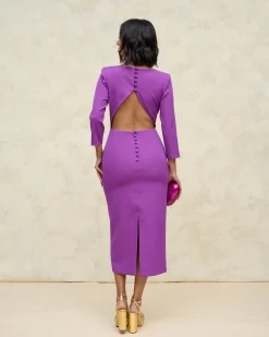 Miphai Vestido Marina Morado