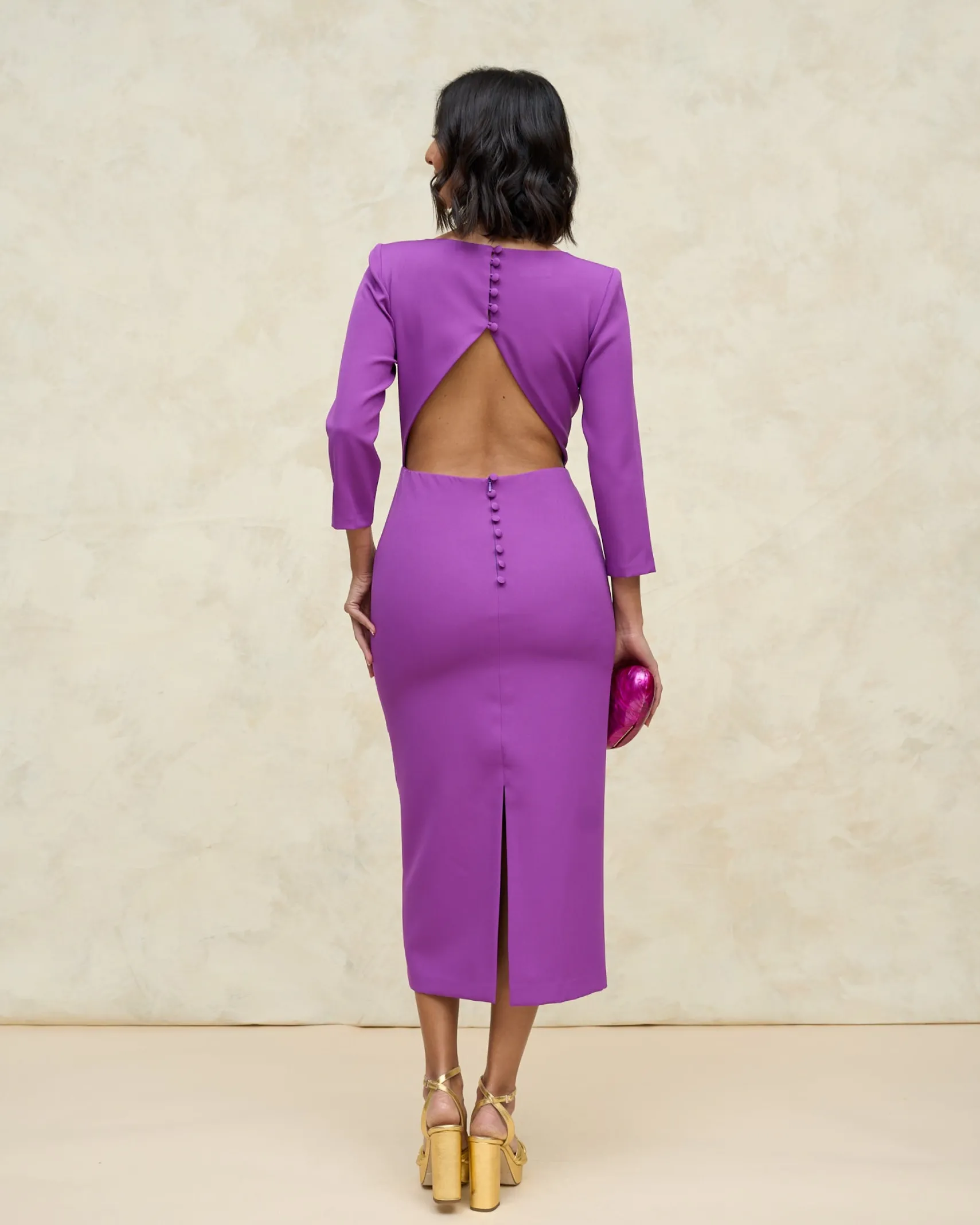 Miphai Vestido Marina Morado