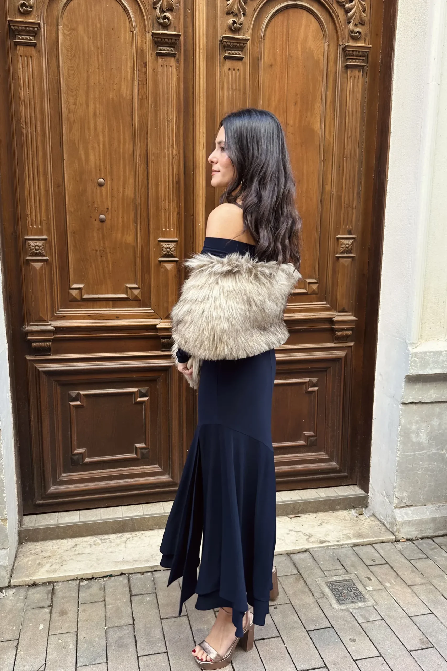 Miphai Vestido Martini Azul