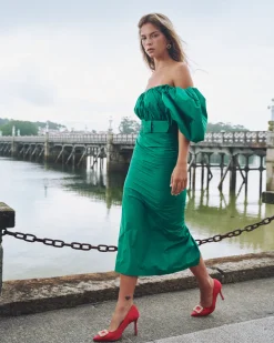 Miphai Vestido Midi Sabela Verde