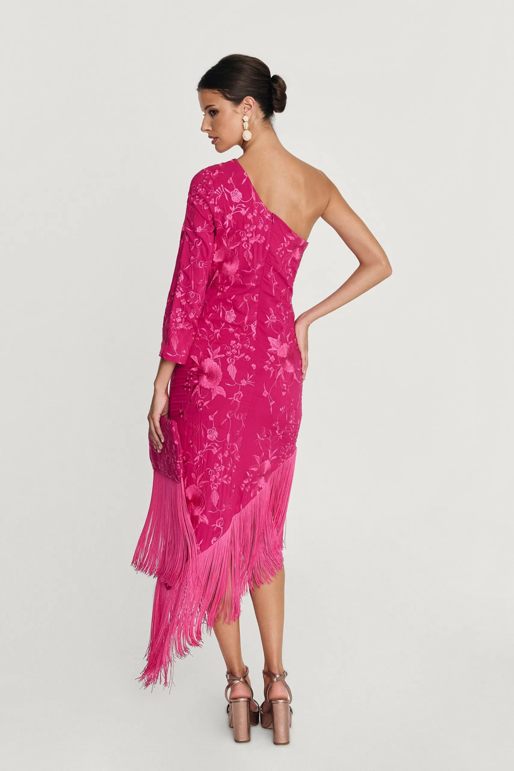 Miphai Vestido Midi Xulia Buganvilla