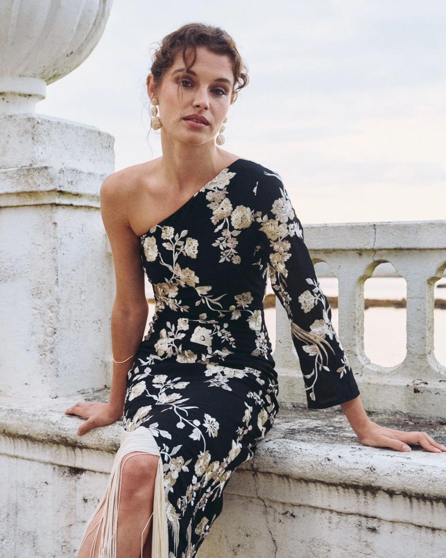 Miphai Vestido Midi Xulia Negro