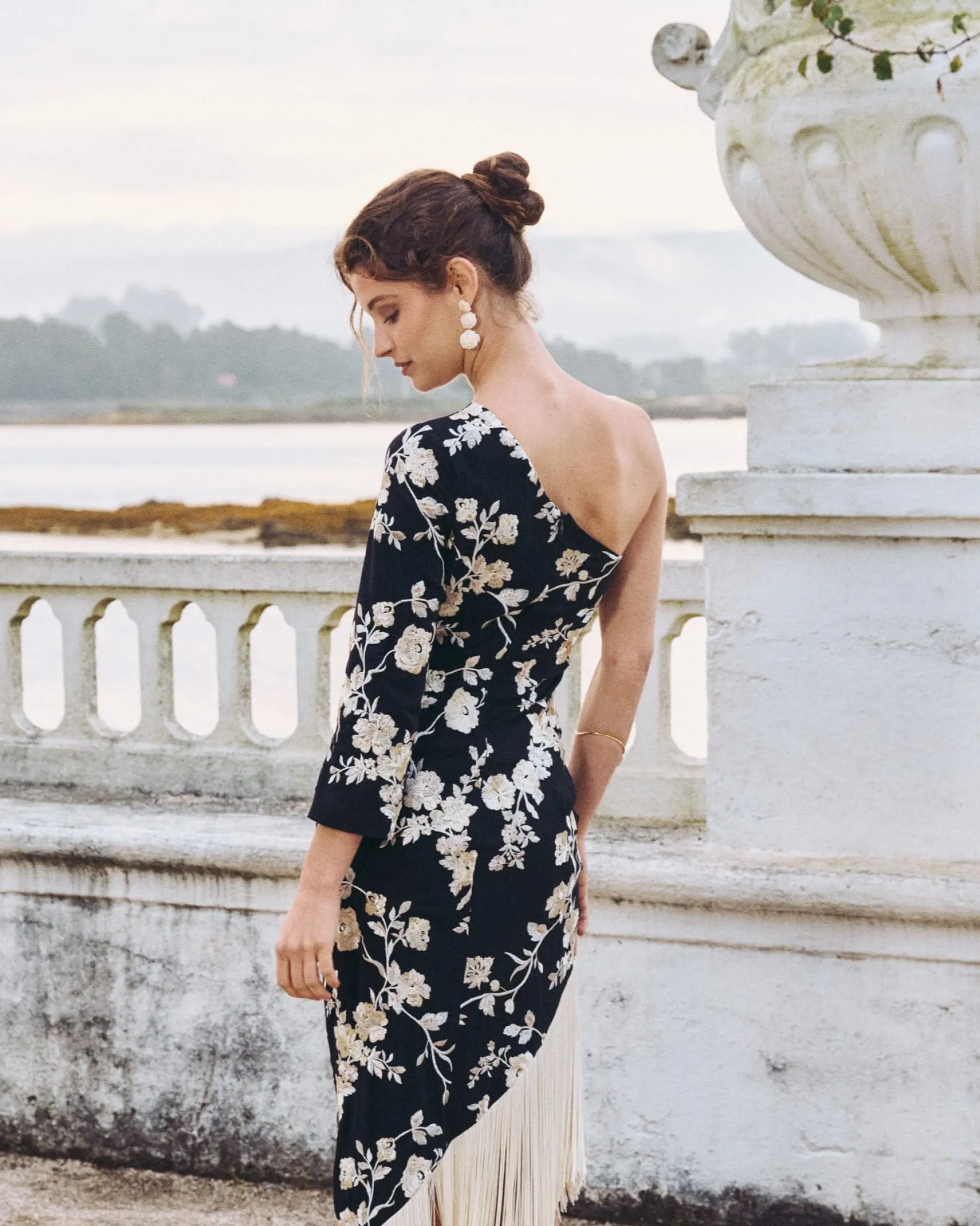 Miphai Vestido Midi Xulia Negro